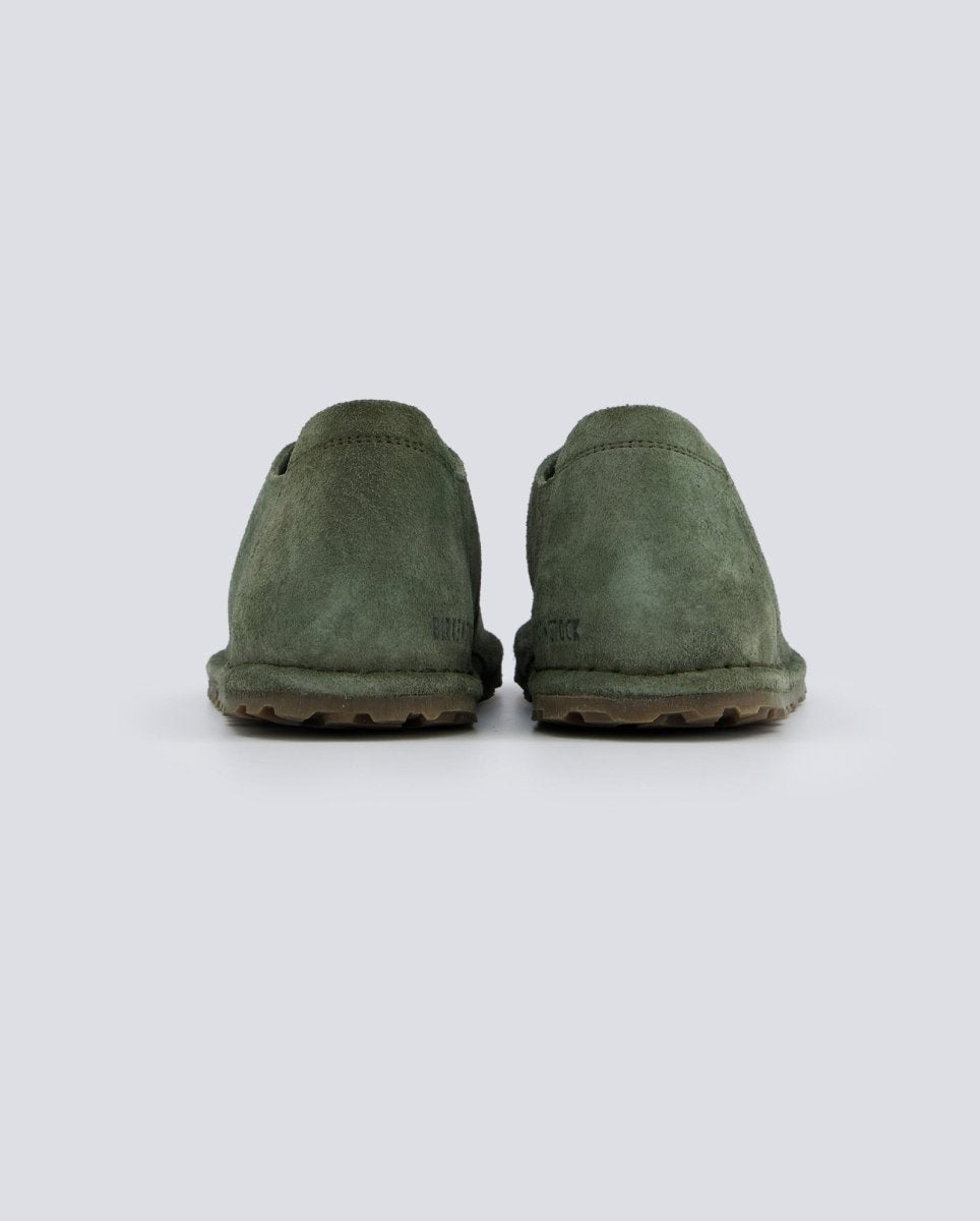 Birkenstock Utti Lace Ante Verde Mujer