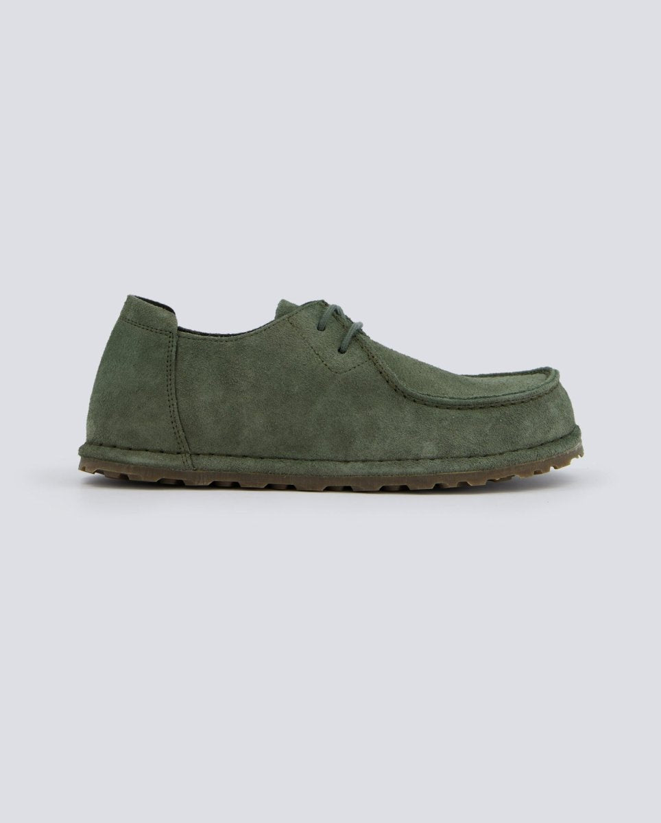 Birkenstock Utti Lace Ante Verde Mujer