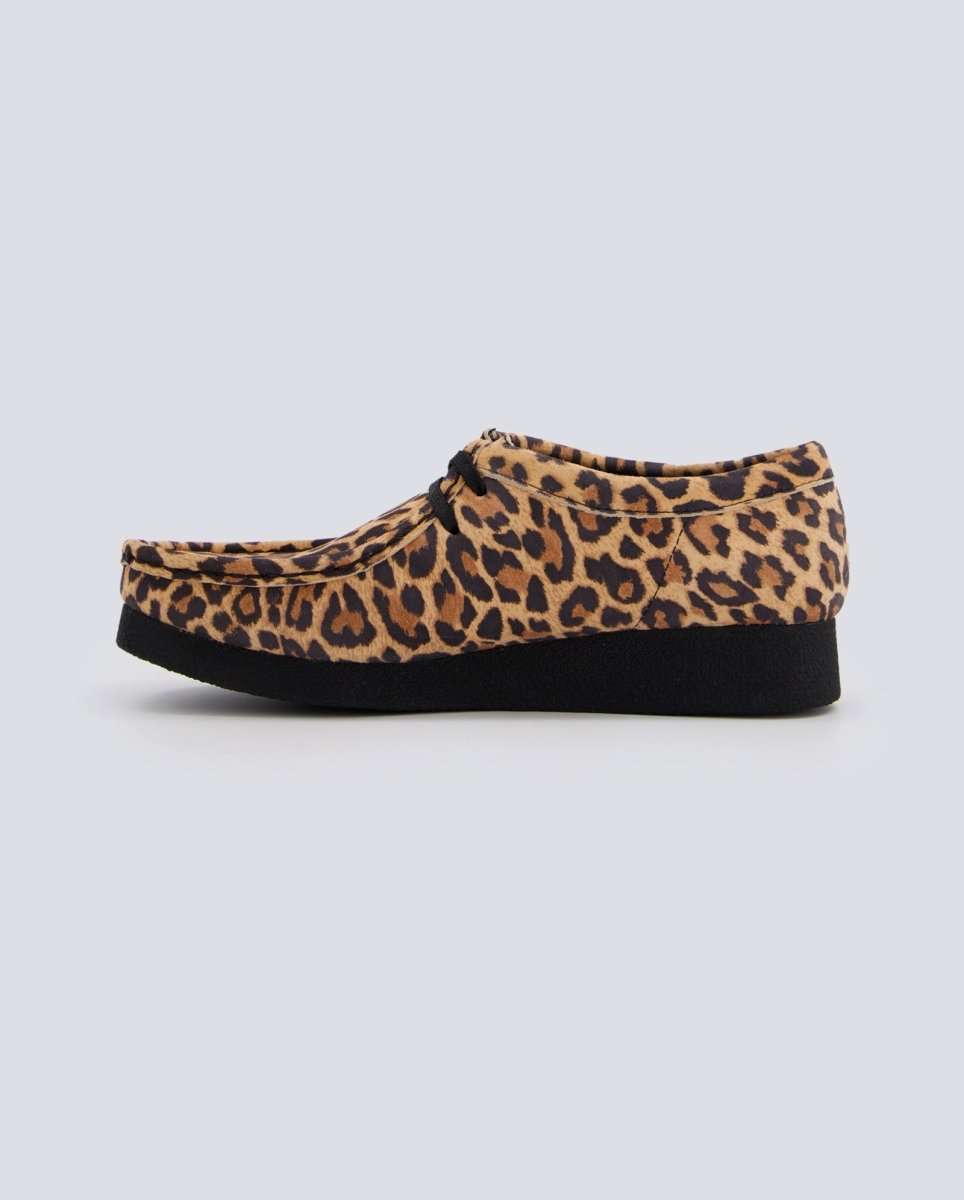 Clarks Wallabee Leopardo Mujer