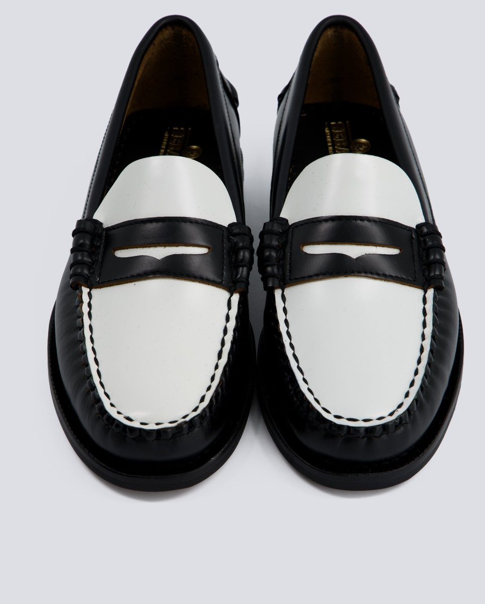 Sebago Dan Negro y Blanco Mujer