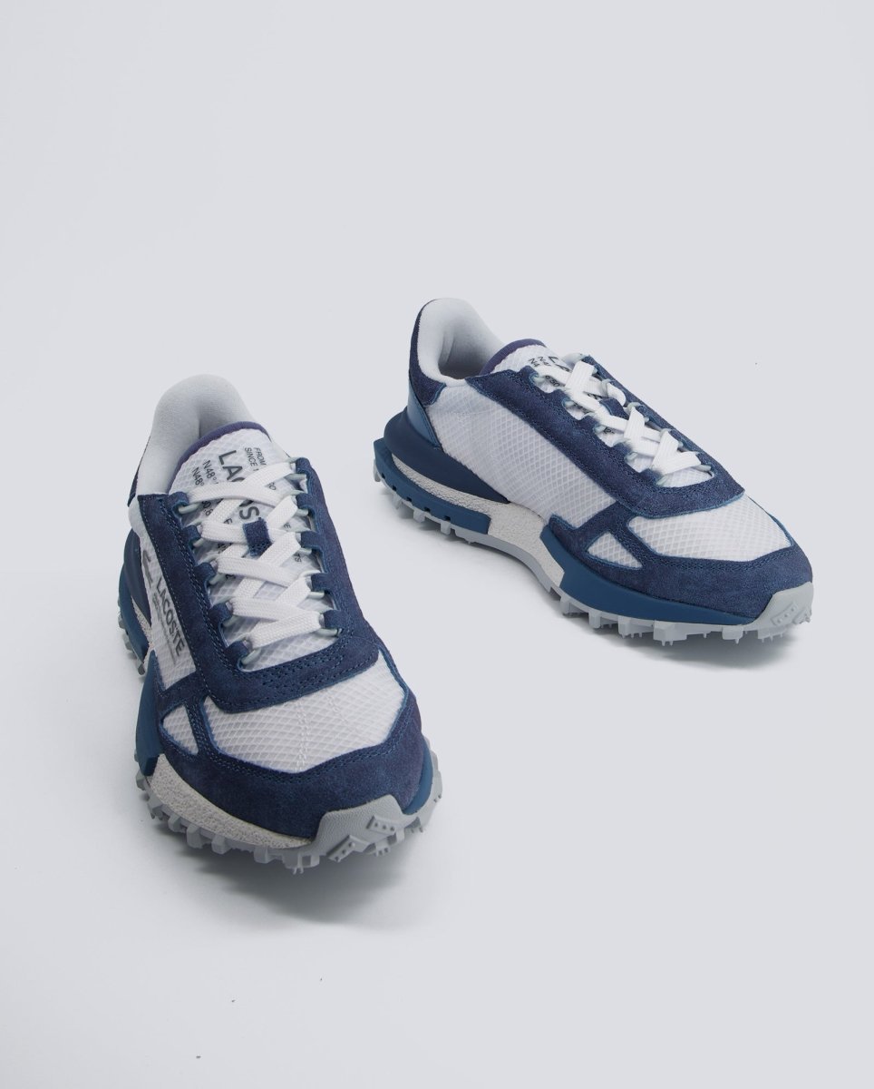 Lacoste Elite Active Blanco y Azul Hombre