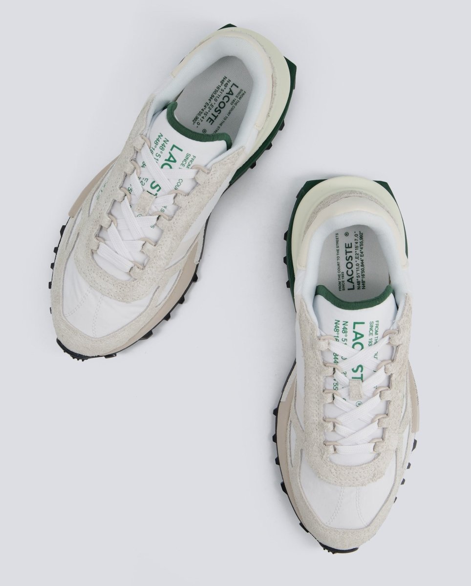 Lacoste Elite Active Blanco y Verde Hombre