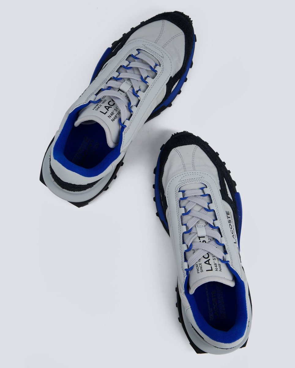 Lacoste Elite Active Gris y Azul Hombre