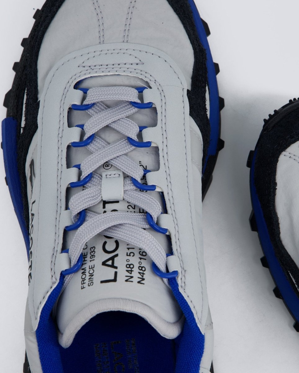 Lacoste Elite Active Gris y Azul Hombre
