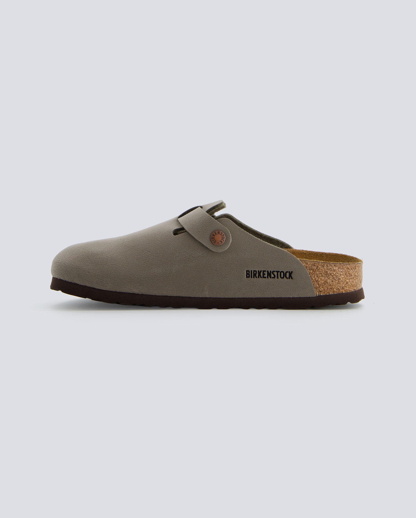 Birkenstock Boston TEX Birko-Flor Gris Hombre