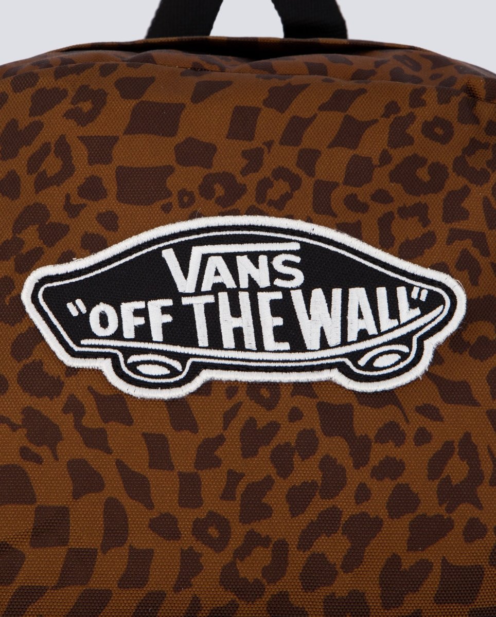 Mochila Vans Old Skool Leopardo Marrón Unisex