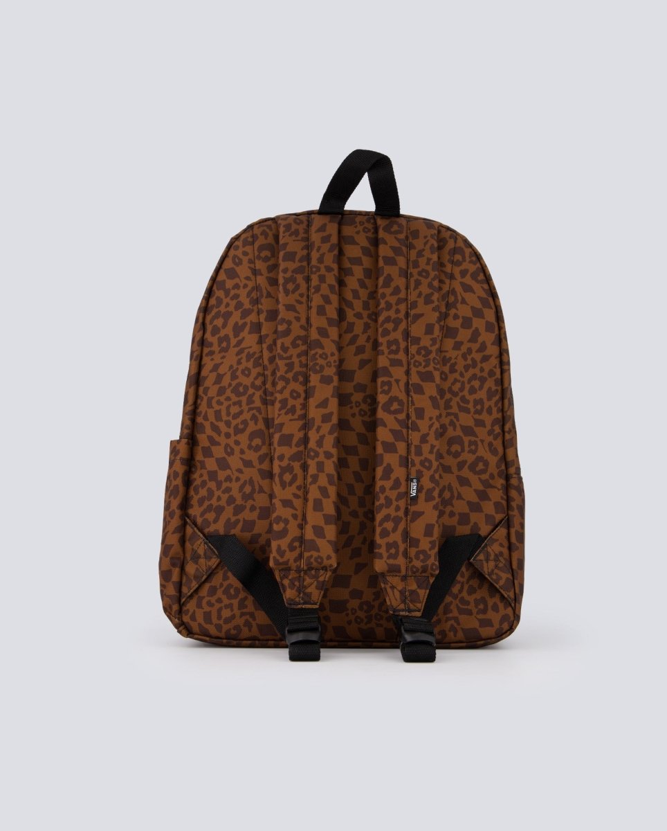 Mochila Vans Old Skool Leopardo Marrón Unisex
