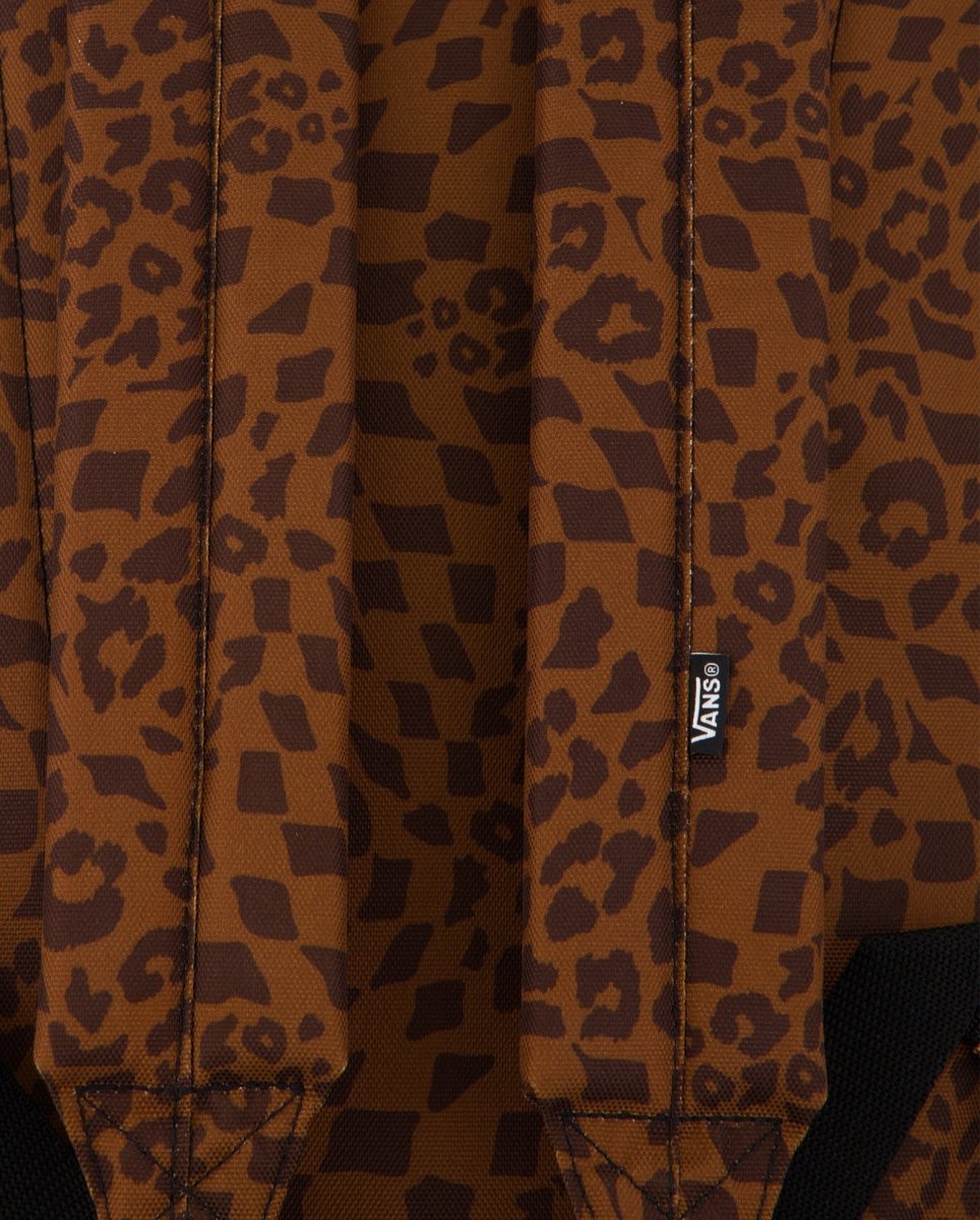 Mochila Vans Old Skool Leopardo Marrón Unisex