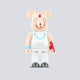 400%  Bearbrick Brahman Elephant Blue