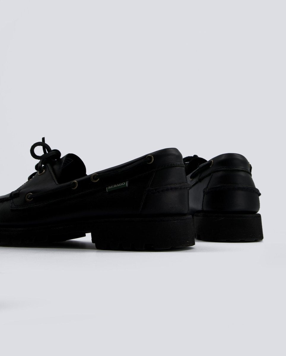 Sebago Ranger Waxy Loafers Negro Hombre