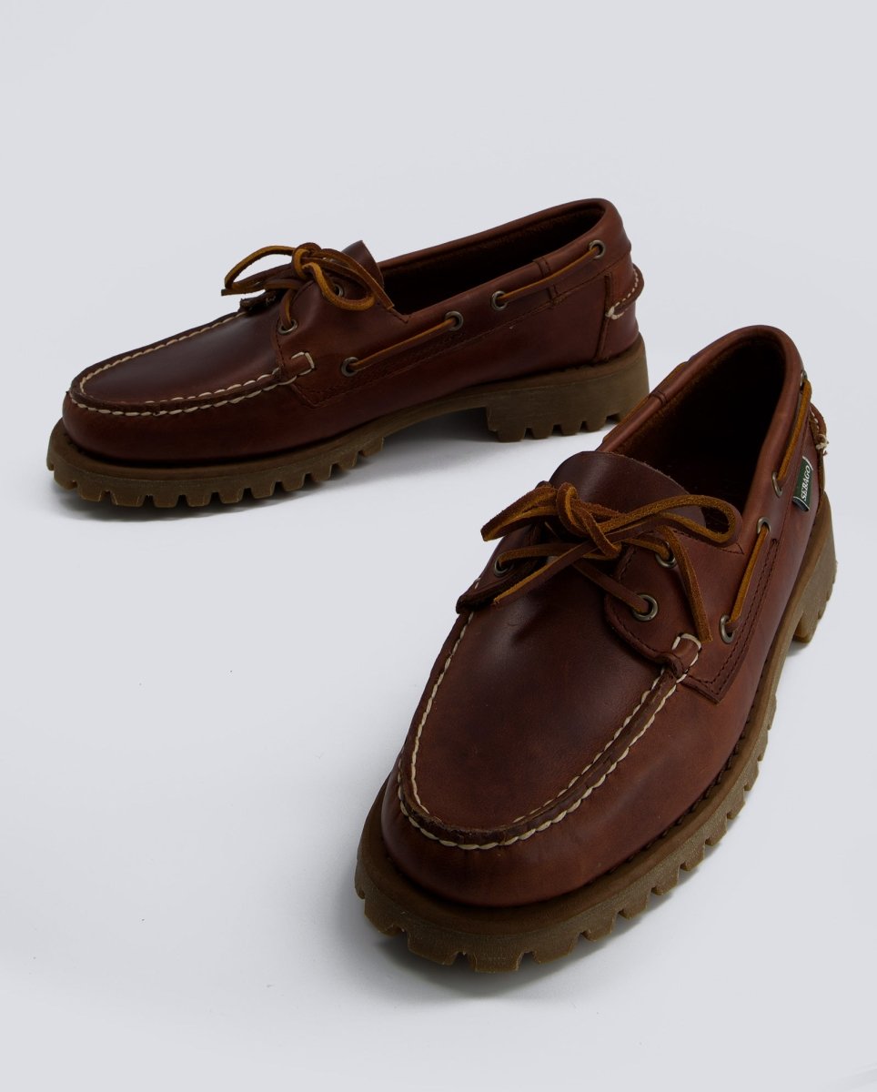 Sebago Ranger Waxy Loafers Marrón Hombre