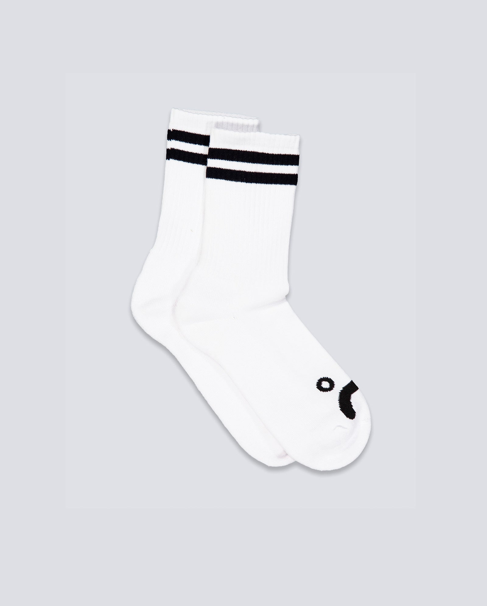 Calcetines Polar Skate Co Happy Socks Blanco Unisex