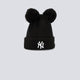 Gorro New Era Doble Pom Pom Negro Mujer