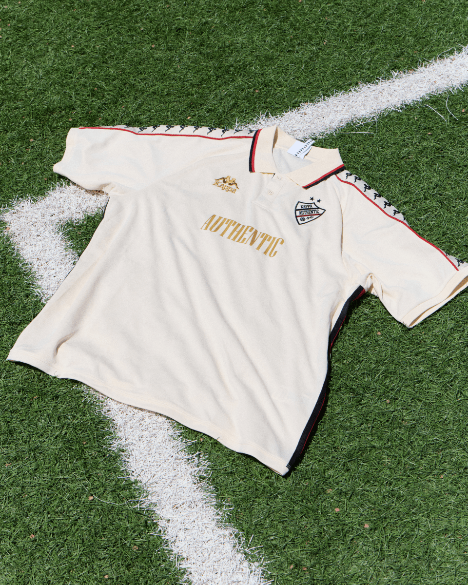 Camiseta  Kappa 222 Banda Stafen Beige Unisex