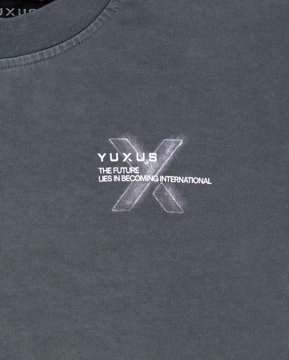 Camiseta Yuxus Bay Patterns Gris Unisex