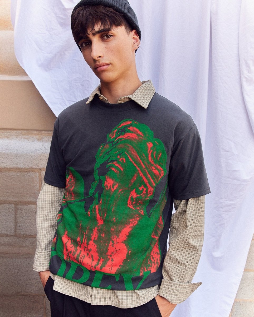 Camiseta Obey Blindfold Negro Hombre