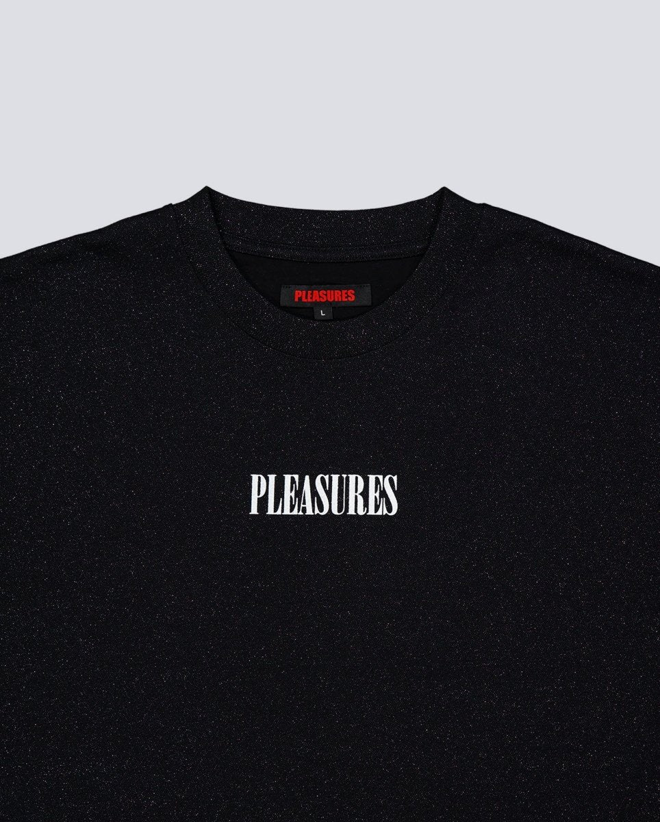 Camiseta Pleasures Starry Heavyweight Shirt Negro Unisex