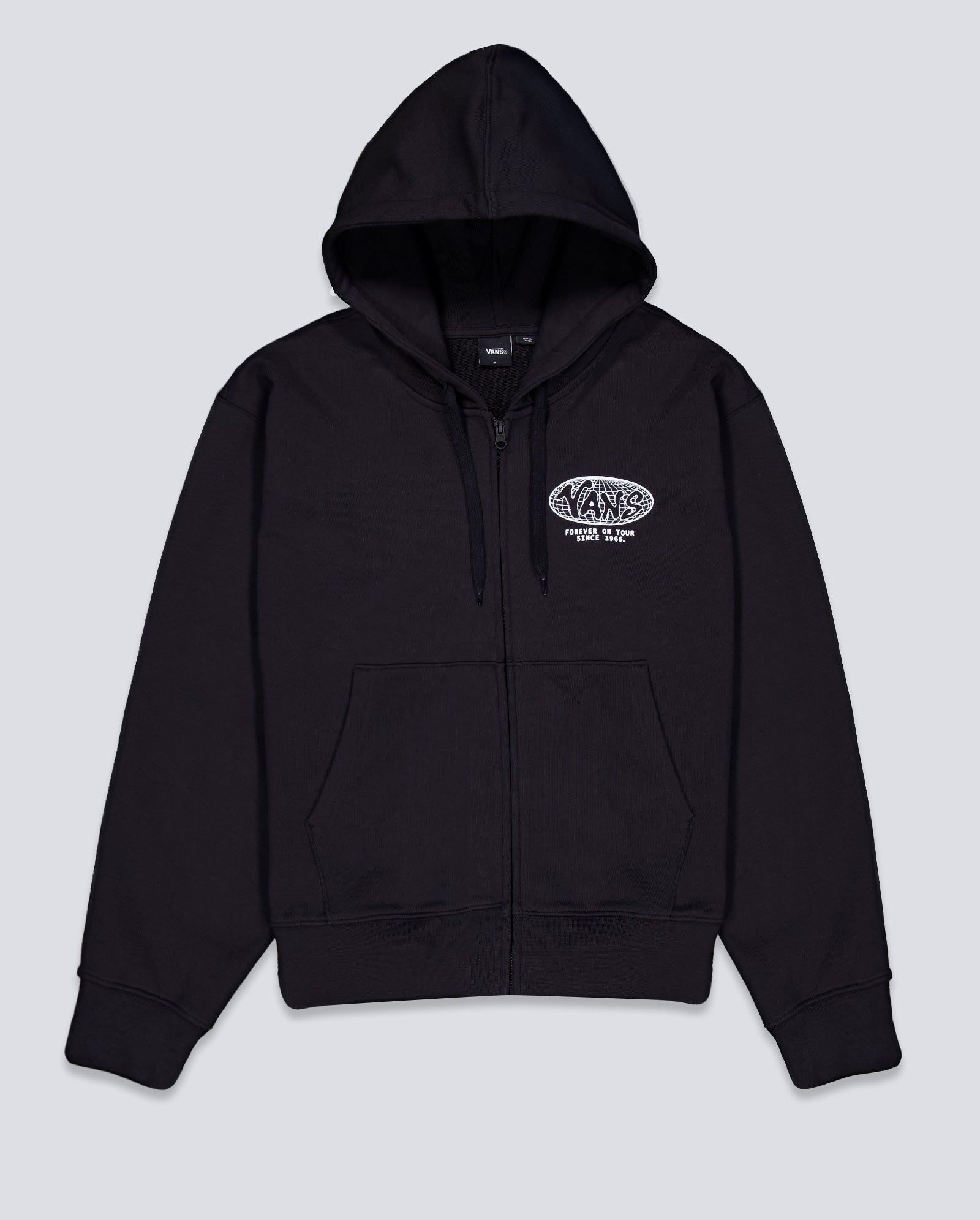 Sudadera con Capucha Vans World Tour Loose Negro Unisex