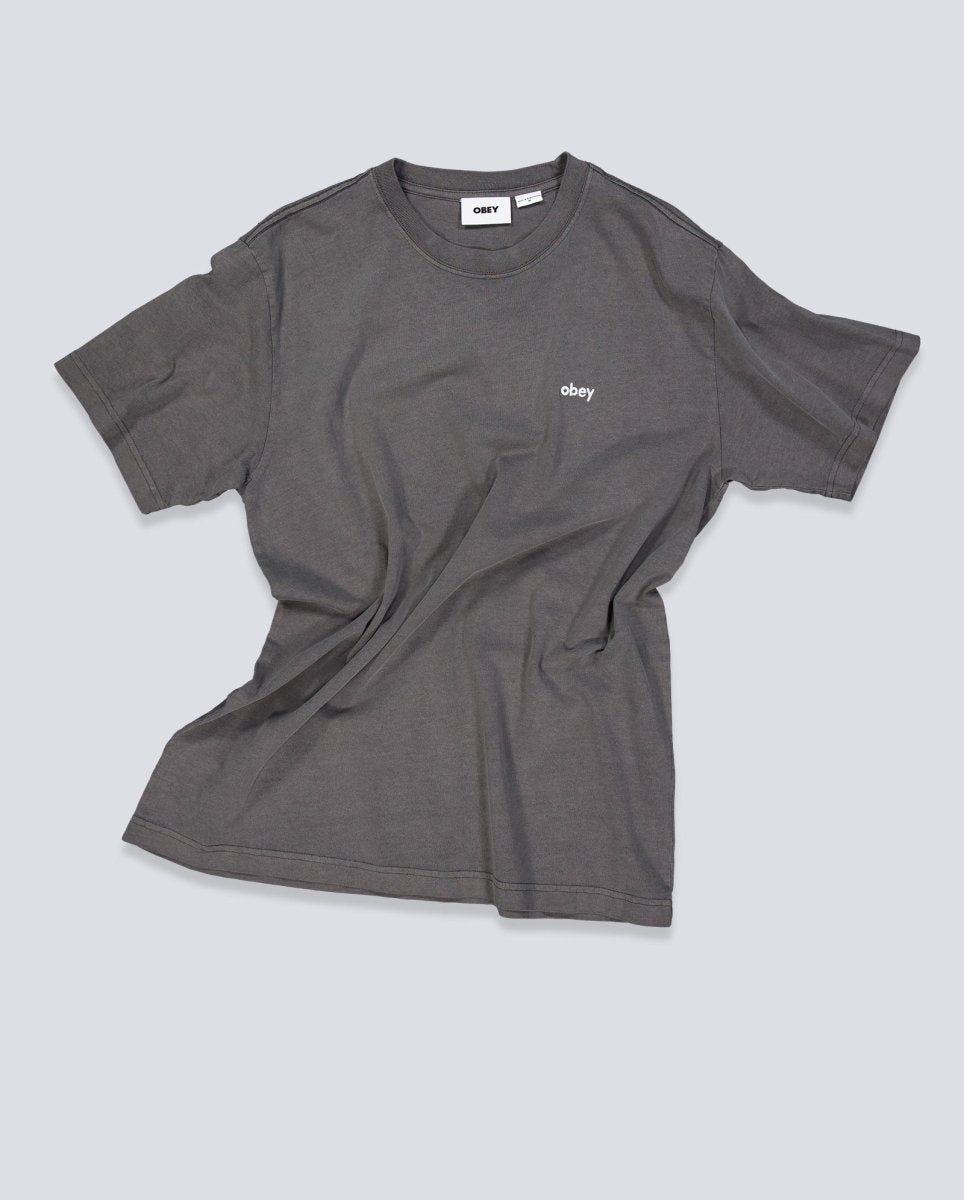 Camiseta Obey Lowercase Pigment Gris Unisex