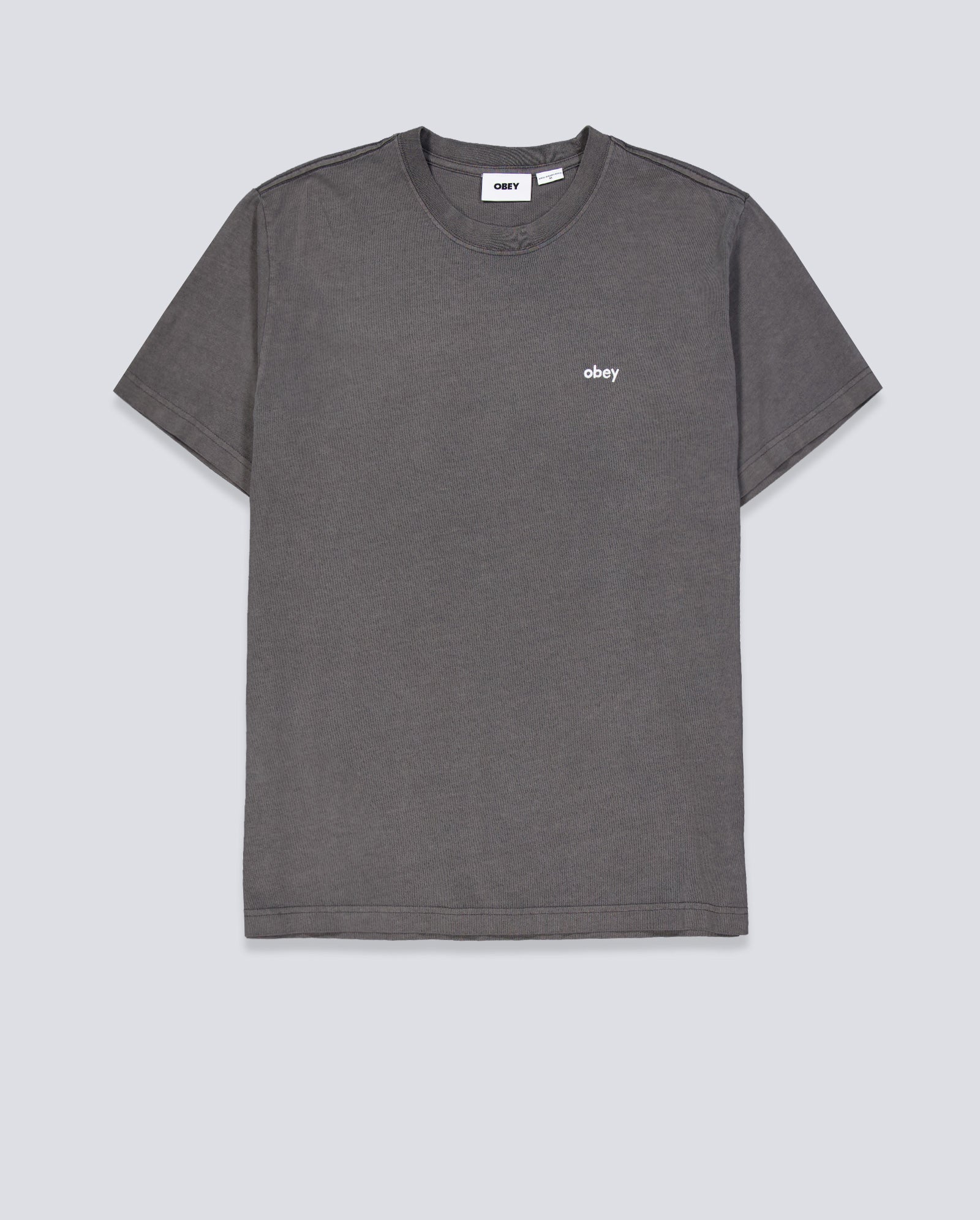 Camiseta Obey Lowercase Pigment Gris Unisex