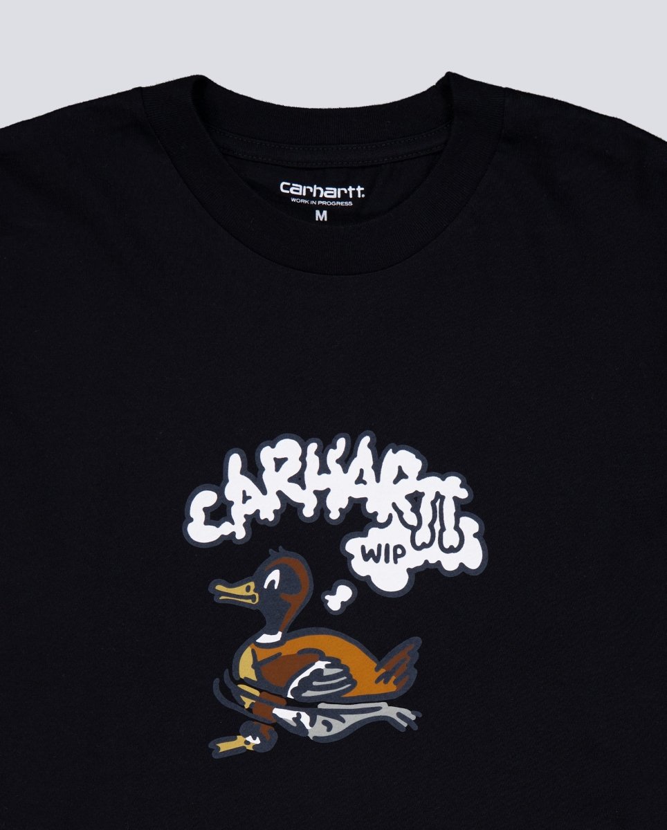 Camiseta Carhartt WIP S/S Duck Duck Negra Unisex