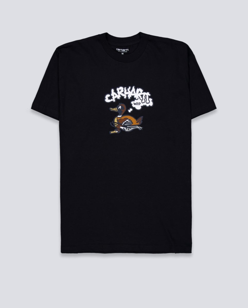 Camiseta Carhartt WIP S/S Duck Duck Negra Unisex