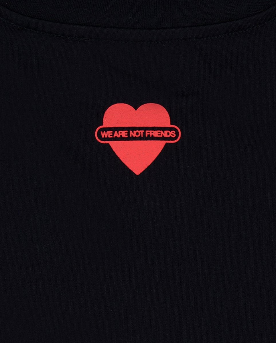 Camiseta We Are Not Friends Major Friends Negro Hombre
