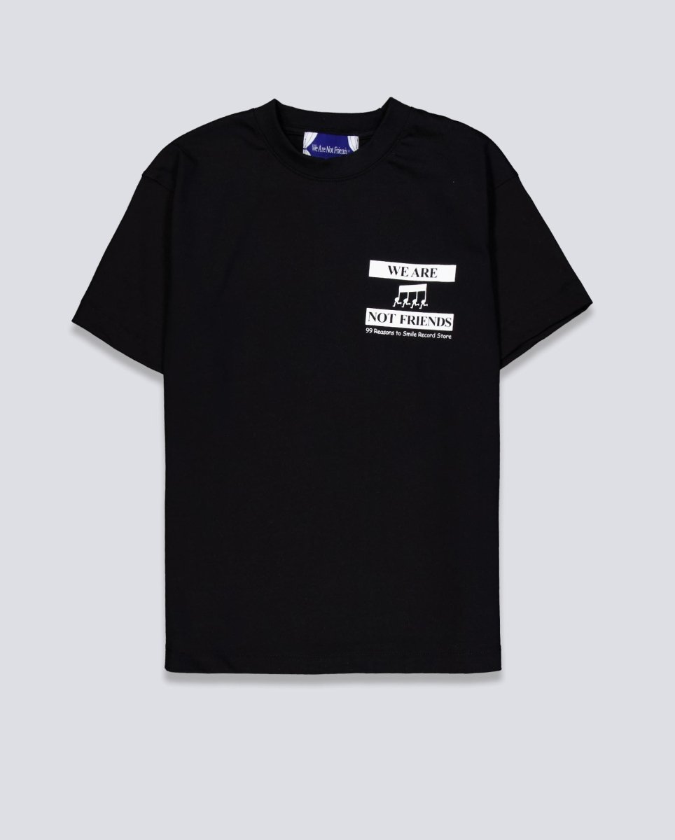 Camiseta We Are Not Friends Analog Love Negro Unisex