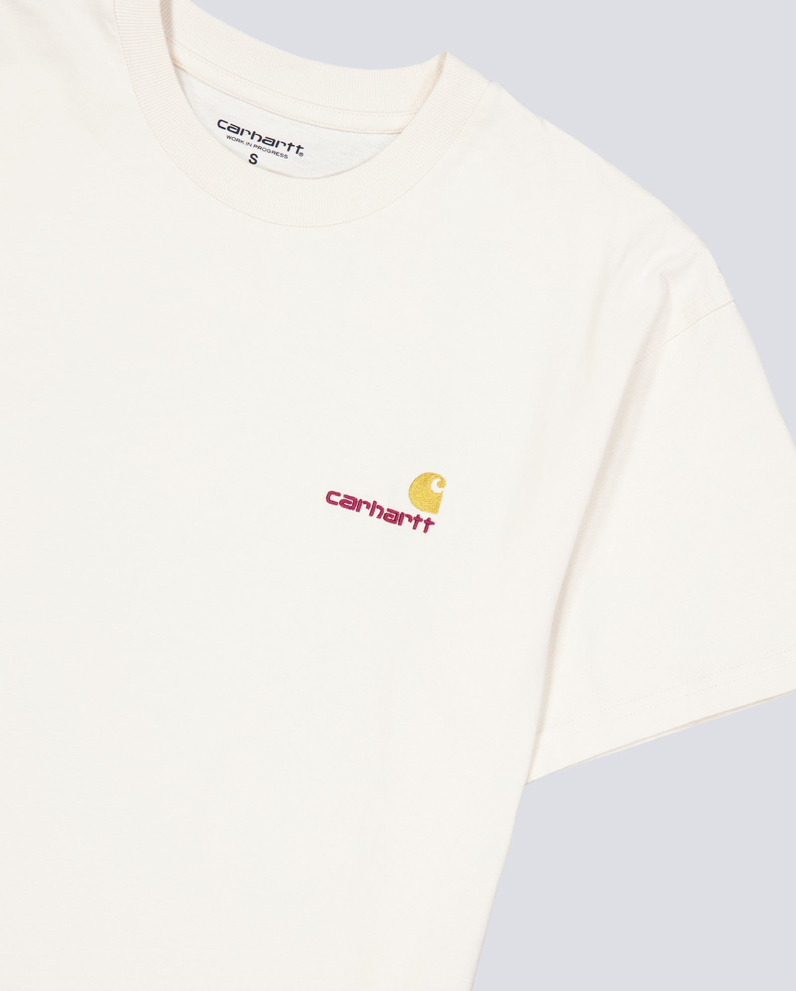 Camiseta Carhartt WIP American Scripts Beige Unisex