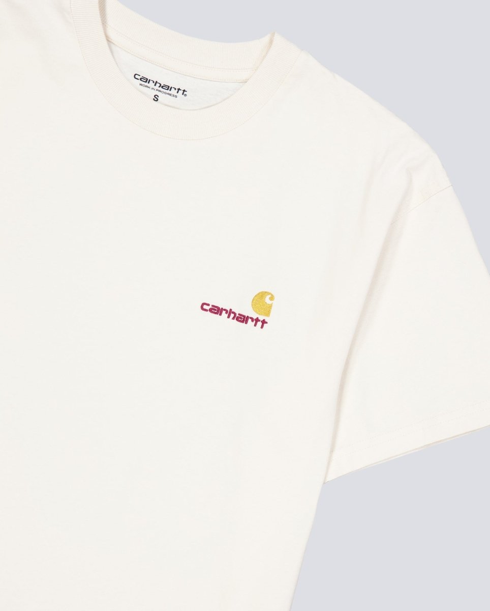 Camiseta Carhartt WIP American Scripts Beige Unisex
