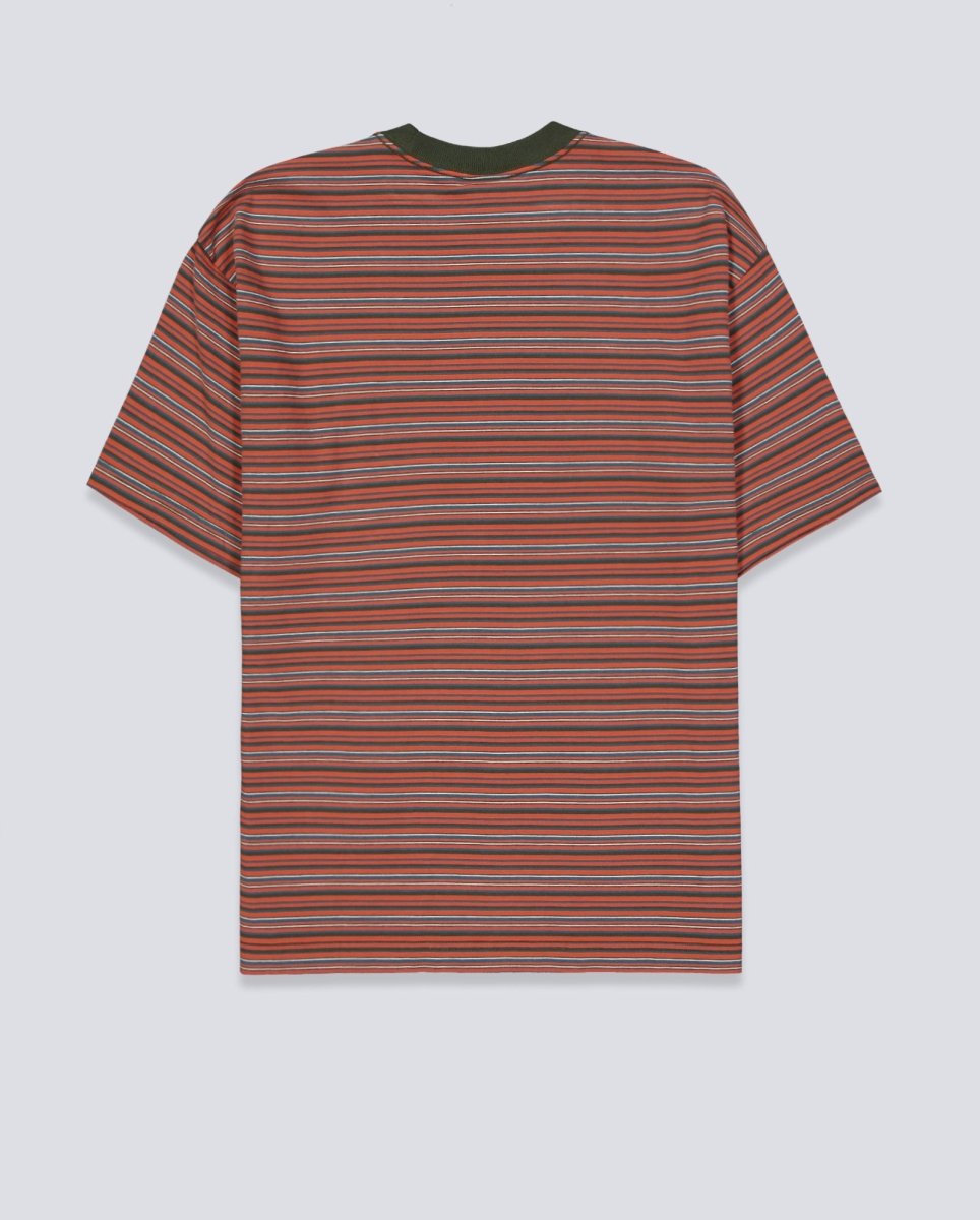 Camiseta Vans Cameron Stripe Knit Rojo Hombre