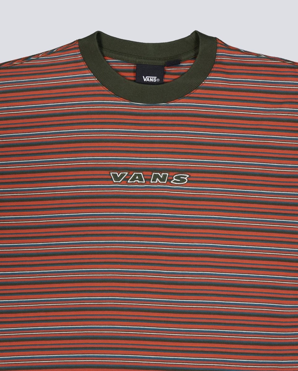 Camiseta Vans Cameron Stripe Knit Rojo Hombre