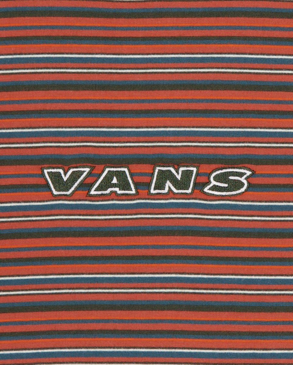 Camiseta Vans Cameron Stripe Knit Rojo Hombre