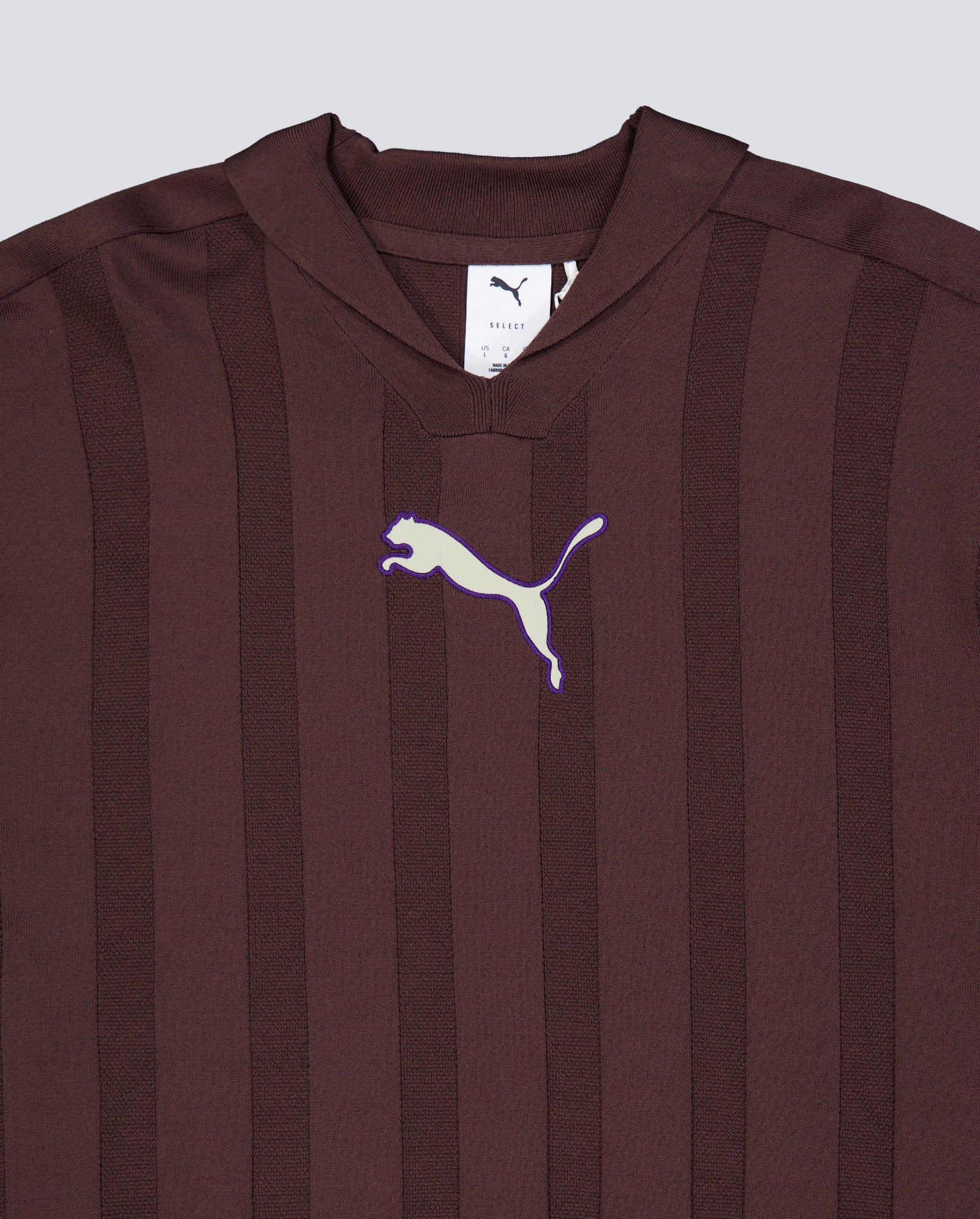 Polo Manga Larga Puma T7 Marrón Unisex