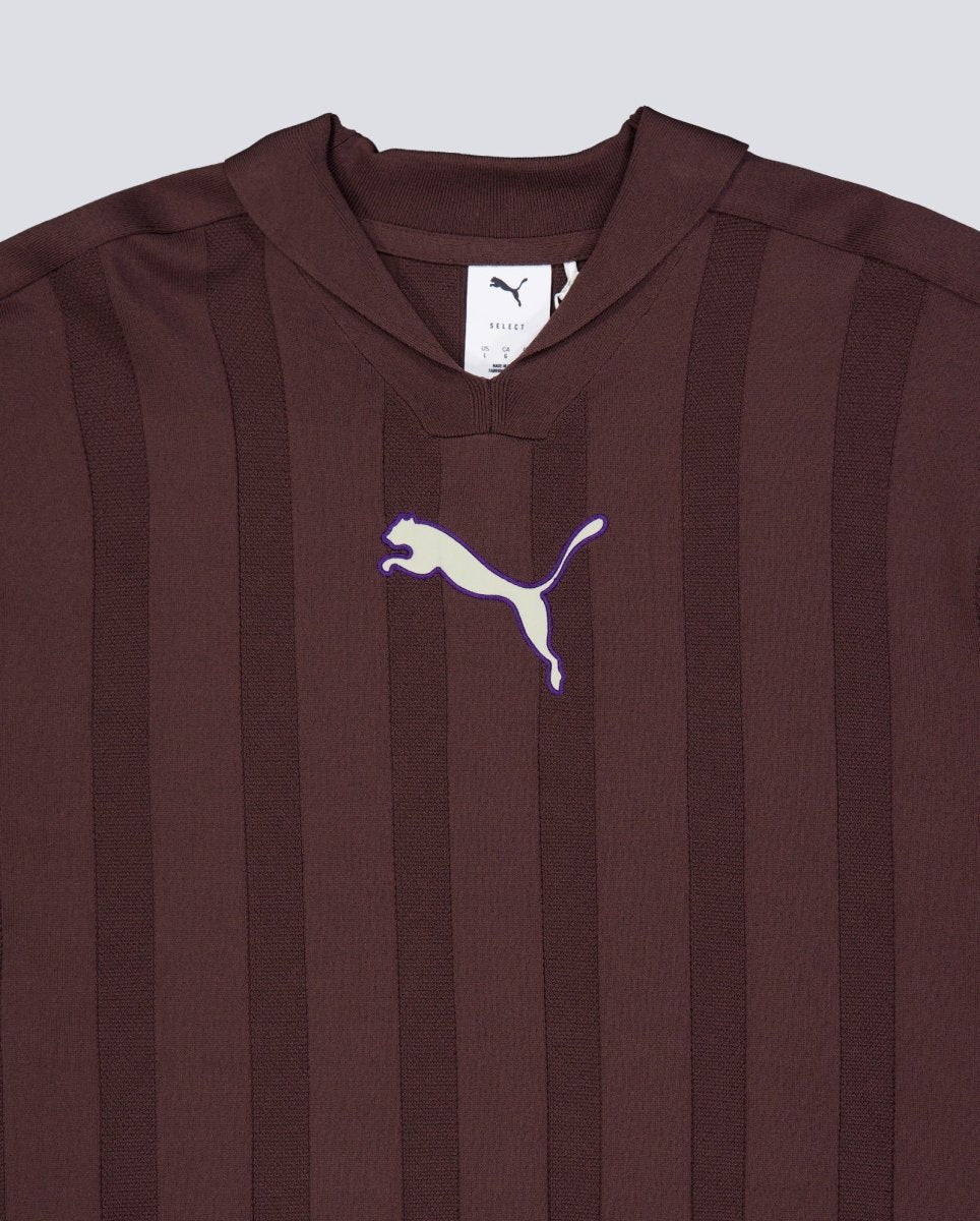Polo Manga Larga Puma T7 Marrón Unisex
