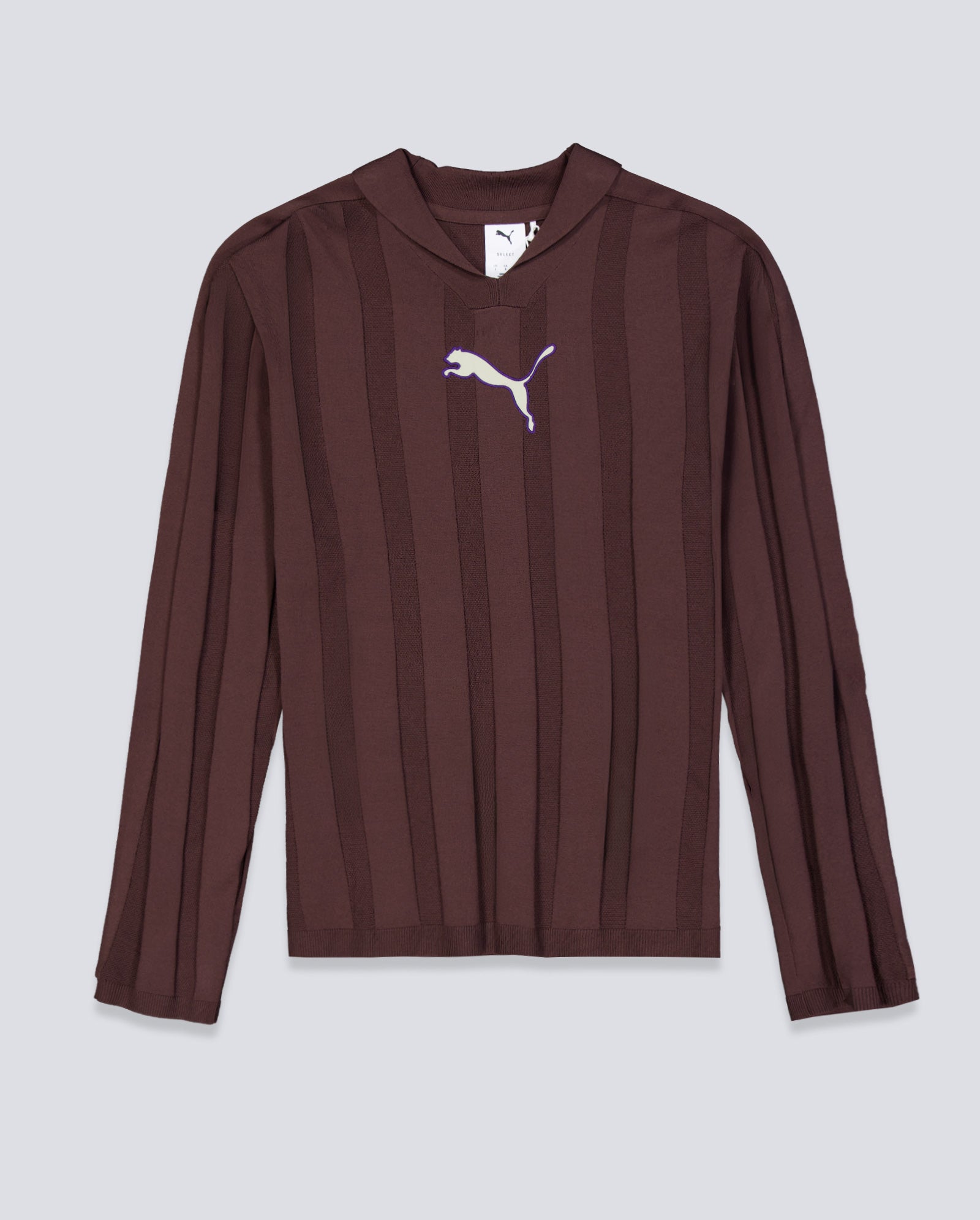 Polo Manga Larga Puma T7 Marrón Unisex