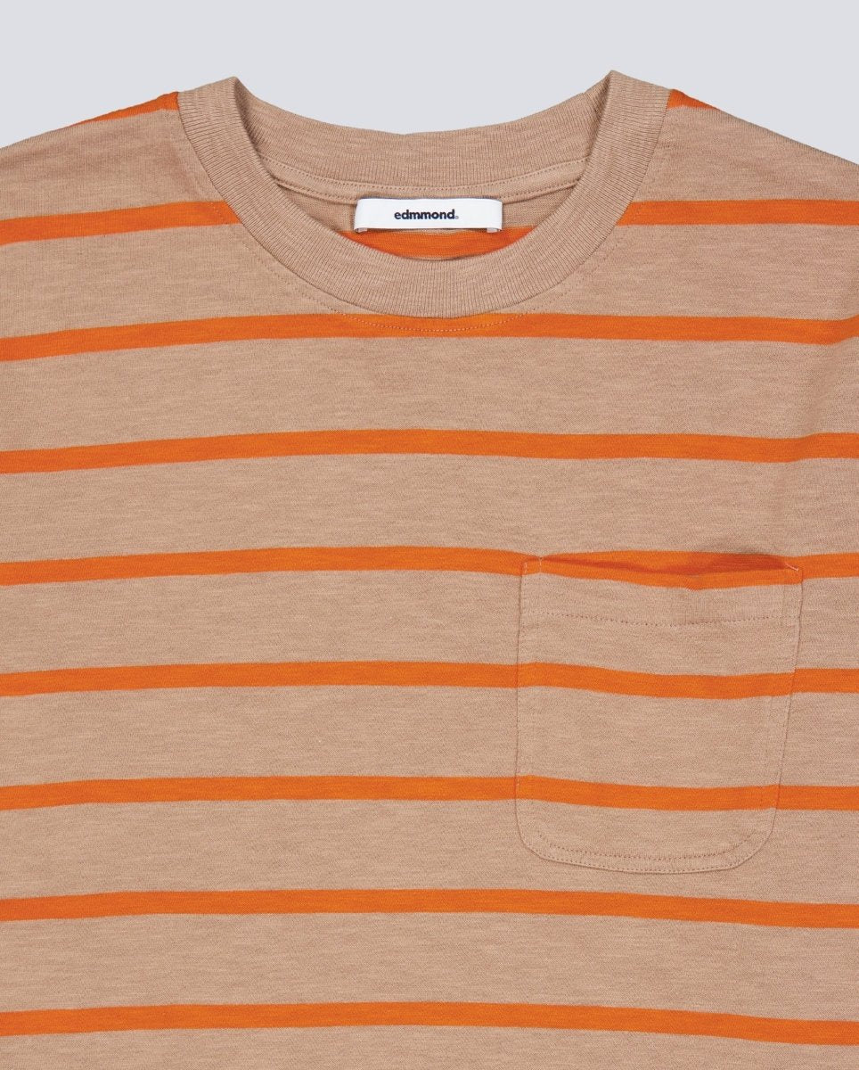 Camiseta Edmmond Studios Flame Stripes Marrón Unisex