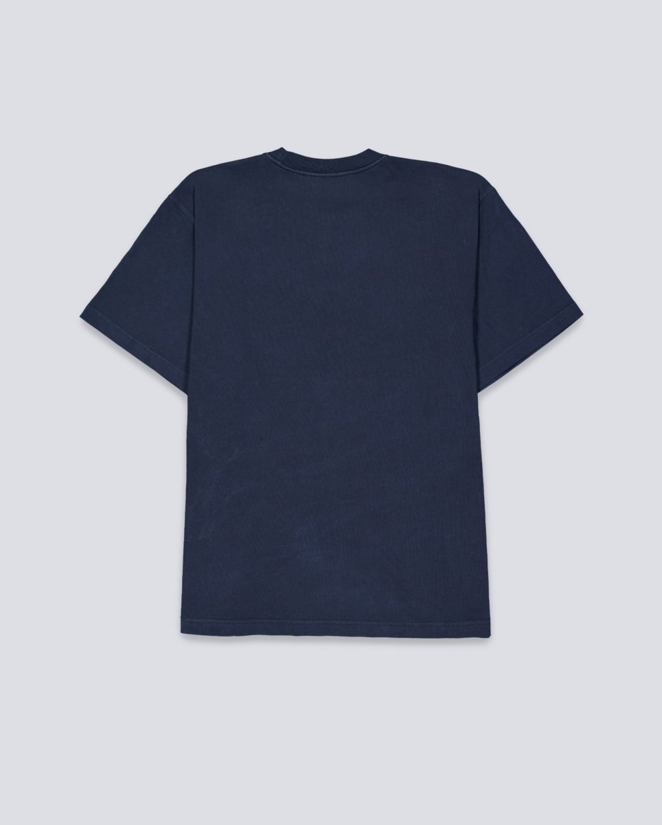 Camiseta Obey Lowercase Pigment Azul Marino Unisex