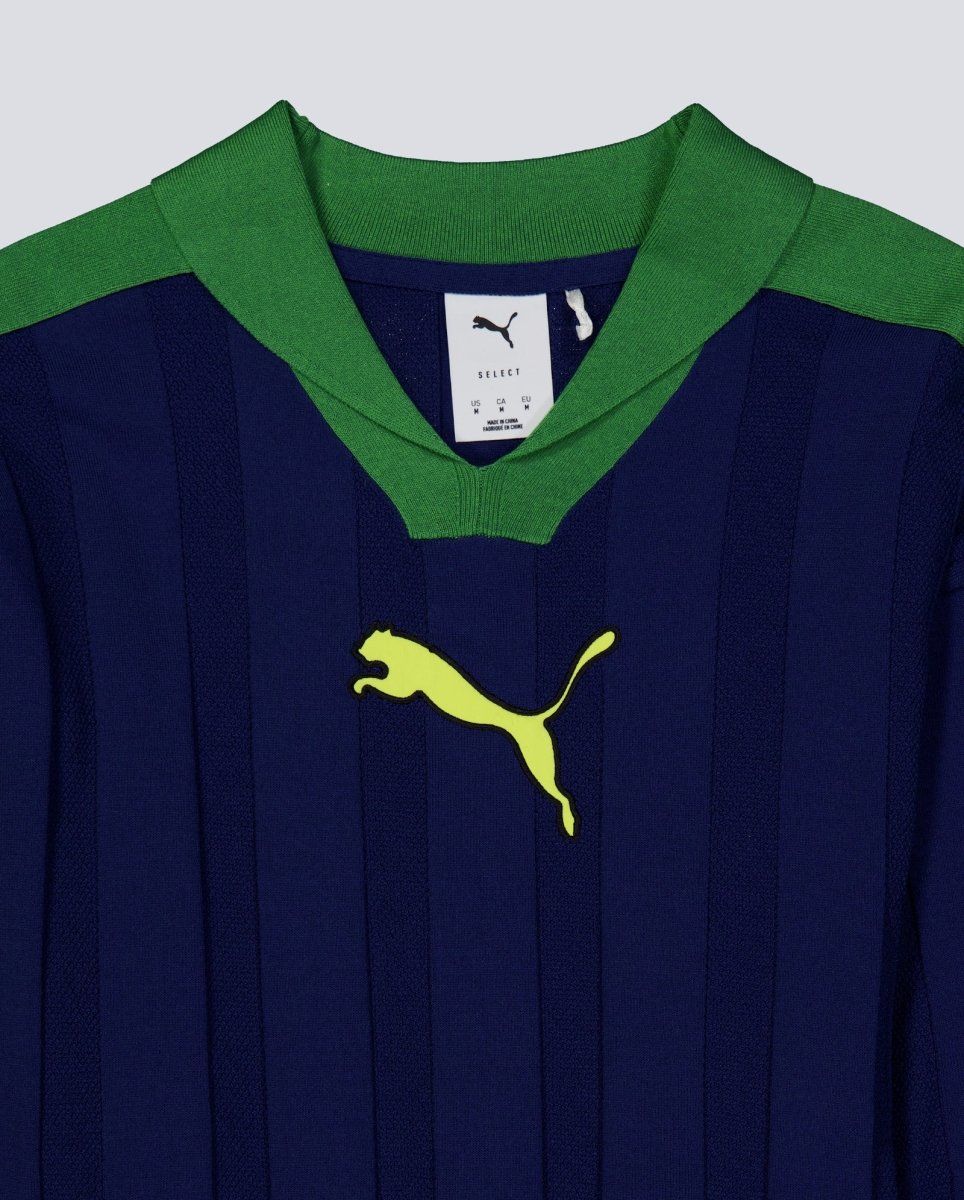 Polo T7 Longsleeve Azul Y Verde Unisex