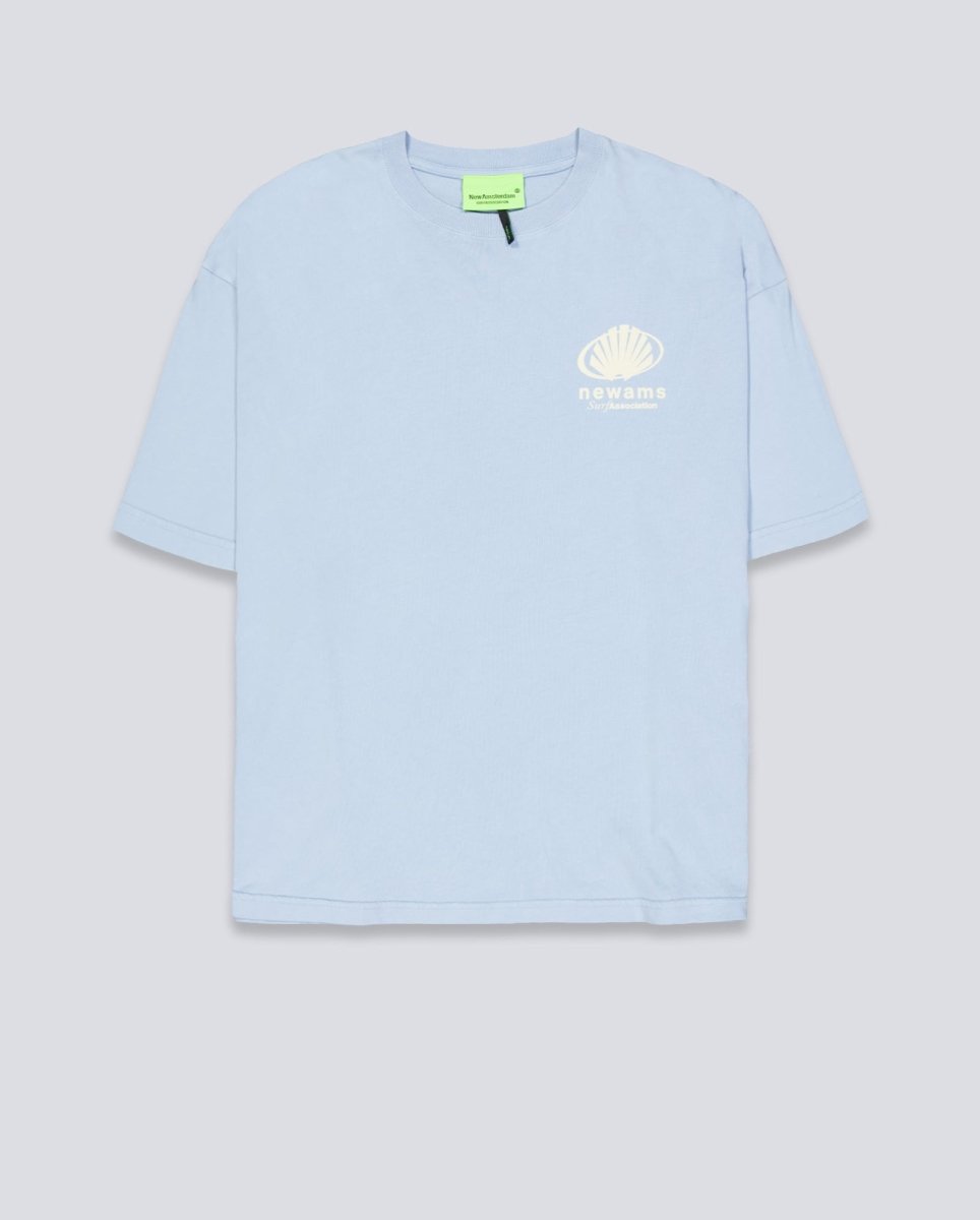 Camiseta New Amsterdam Surf Association Corporate Logo Azul Unisex