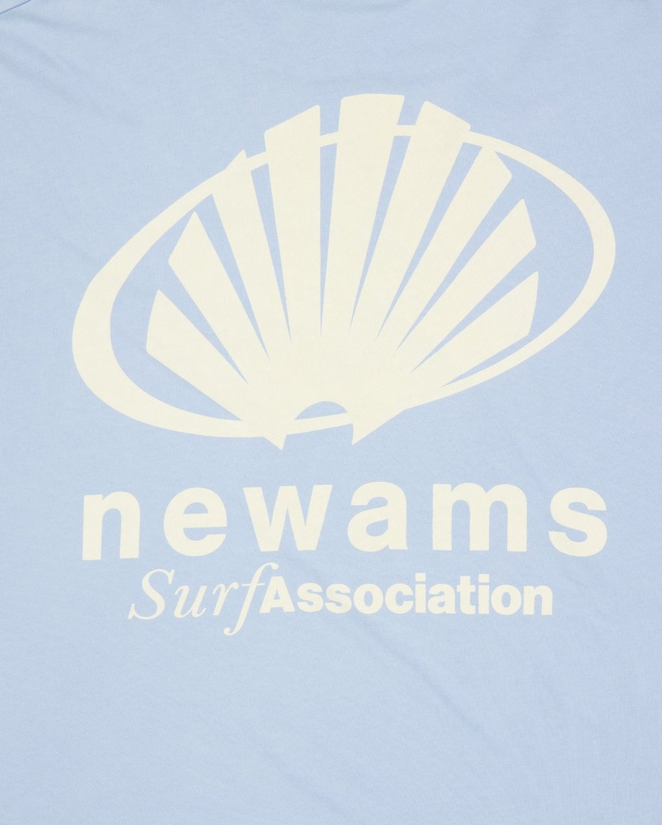 Camiseta New Amsterdam Surf Association Corporate Logo Azul Unisex
