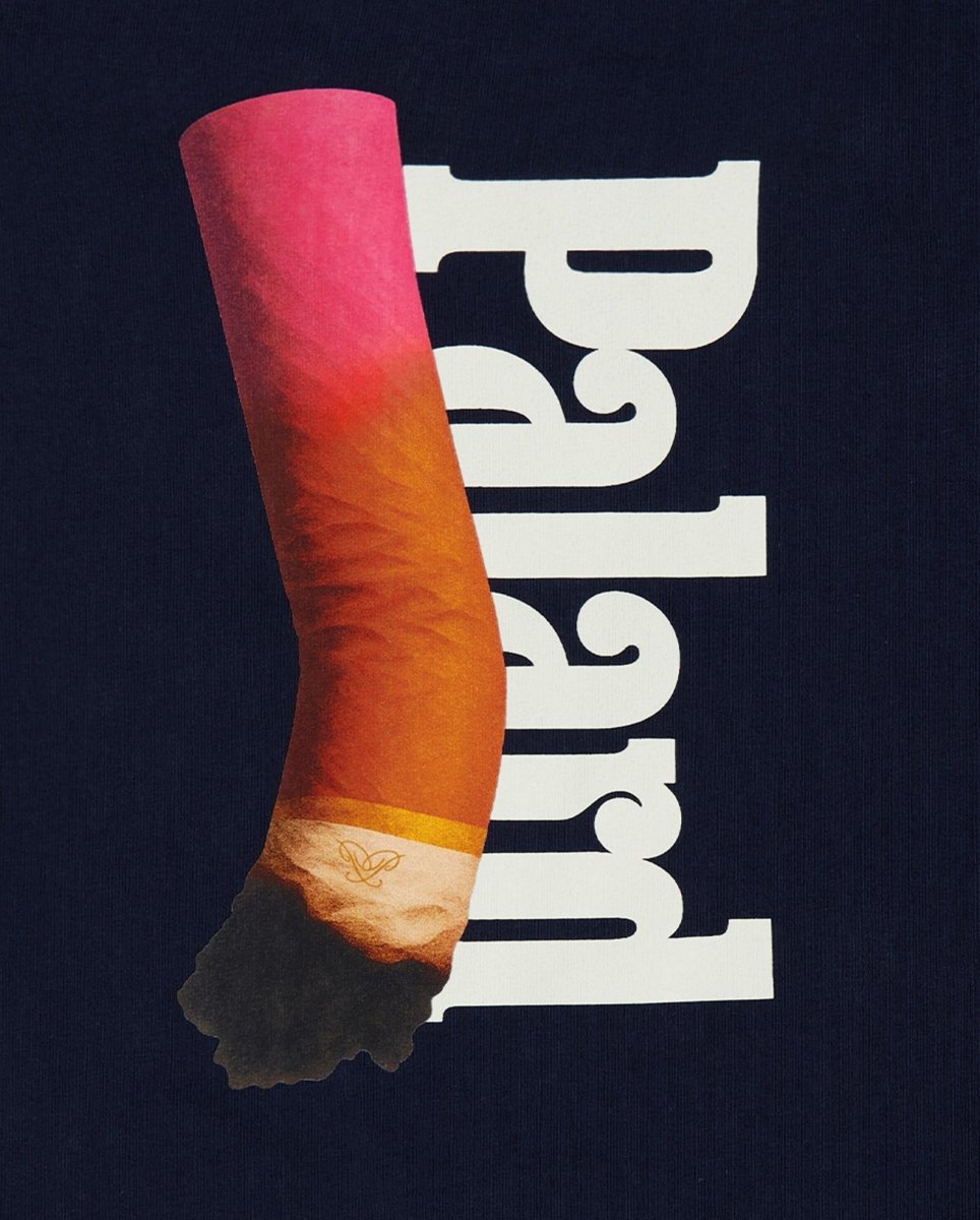 Camiseta Palard Cigarette Lipstick Azul Oscuro Hombre