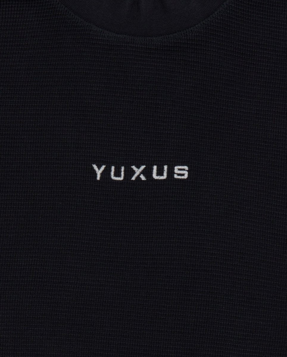 Camiseta Manga Larga Yuxus Vanguard Waffle Gris Unisex