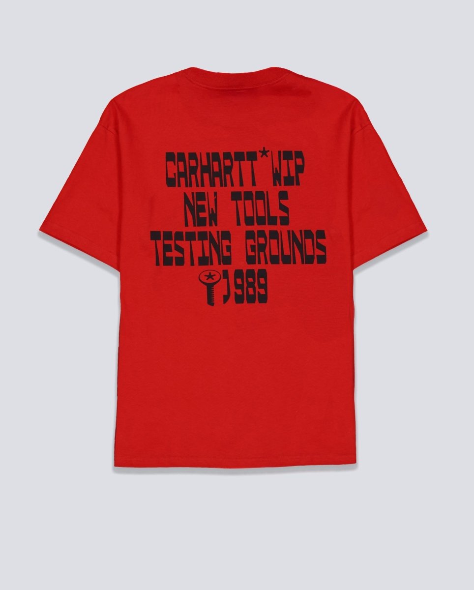 Camiseta Carhart Wip Blocks T-Shirt Rojo Unisex