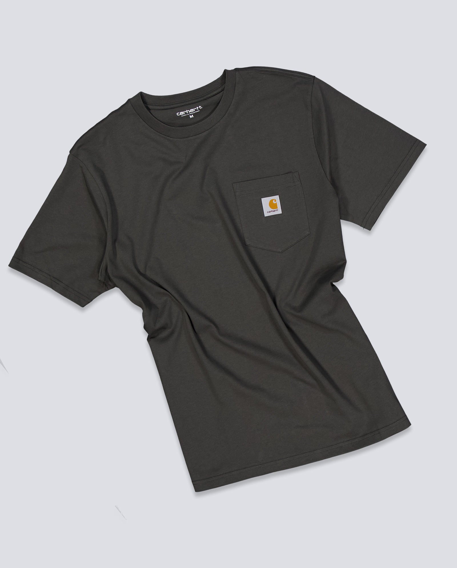 Camiseta Carhart Wip Pocket Verde Unisex