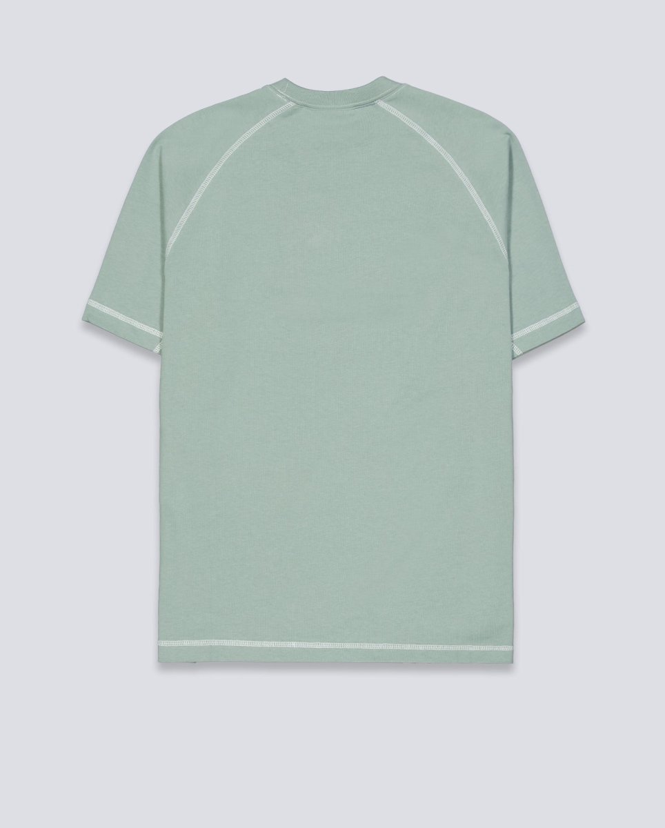 Camiseta Butter Goods Cliff Contrast Verde Unisex