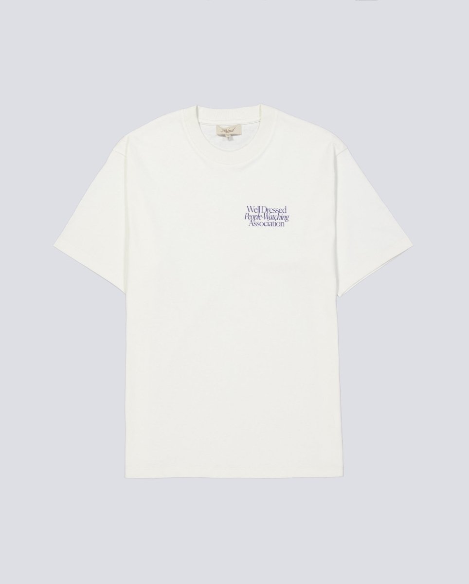 Camiseta Legit x Palard "People Watching" Blanca Unisex