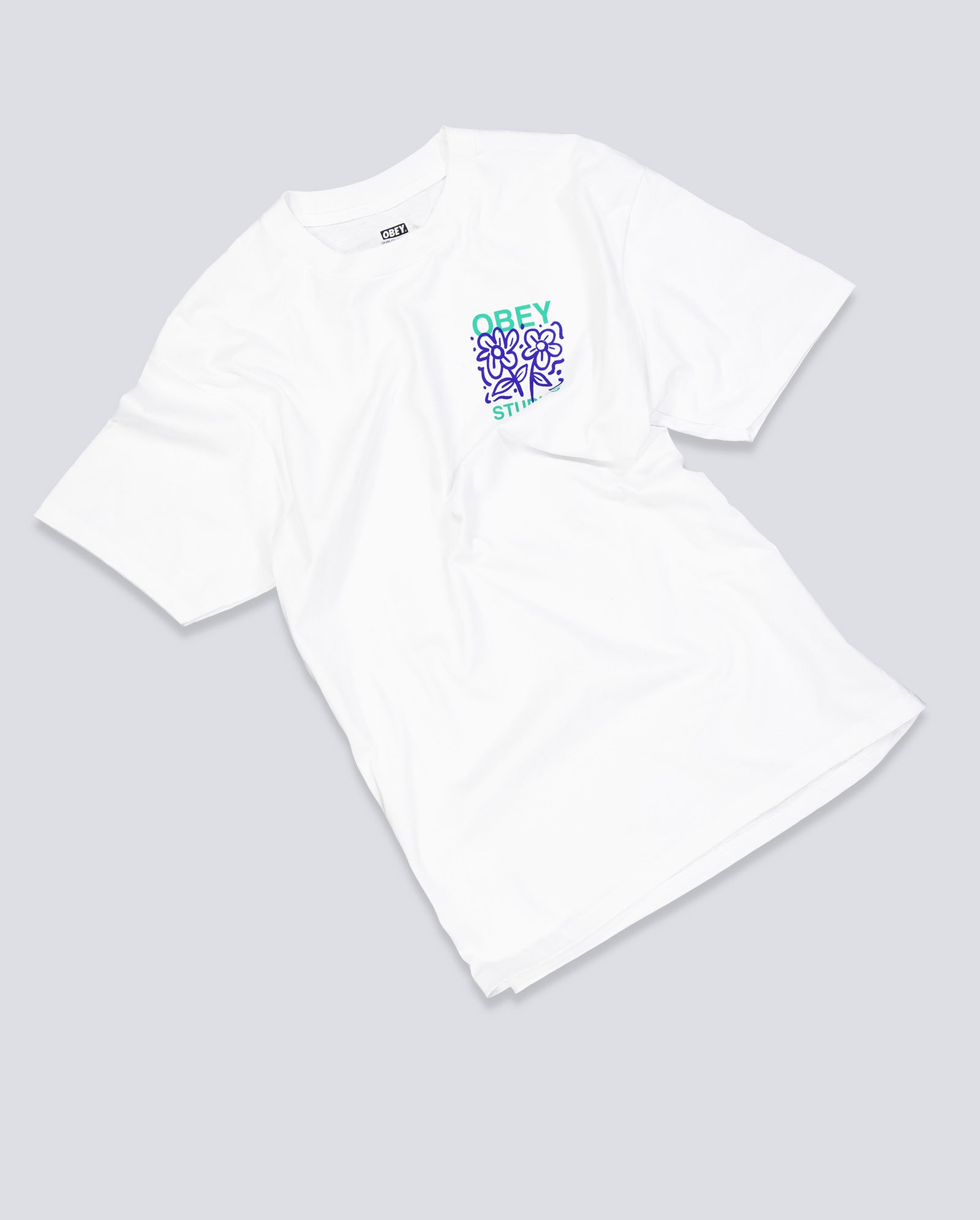 Camiseta Obey Grown With Love Blanco Unisex