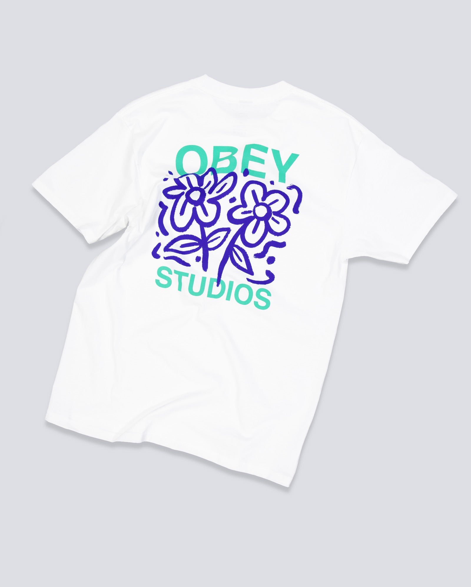 Camiseta Obey Grown With Love Blanco Unisex