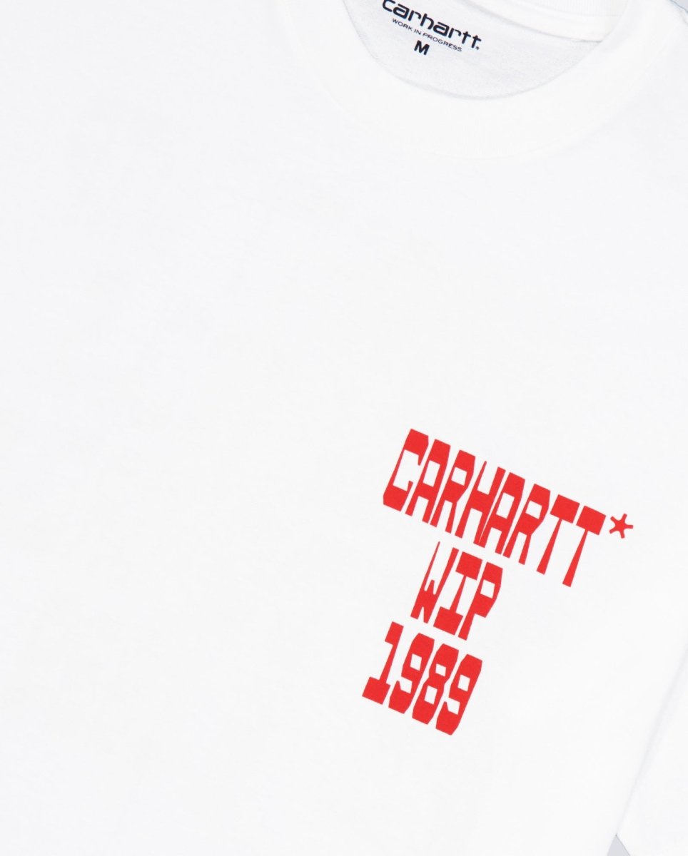 Camiseta Carhart Wip Blocks Blanco Unisex